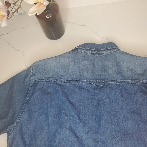 River Island Denim Button Down - Picture 9 of 11